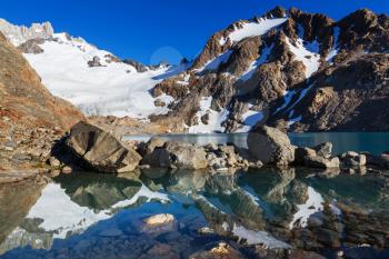 Mountains lake in Patagonia