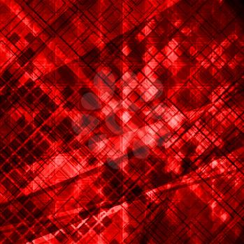 Royalty Free Clipart Image of an Abstract Red Background