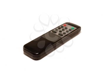 The remote control isolated on a white background