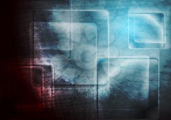 Technology grunge design with squares. Eps 10 vector background