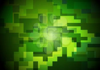 Abstract hi-tech green vector background