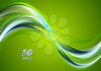 Colorful abstract wavy background. Vector design eps 10