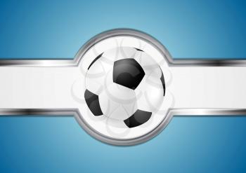 Abstract football design. Vector background