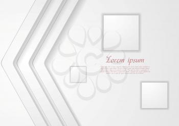 Abstract tech light corporate background. Vector design