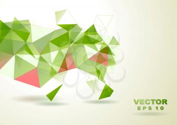 Bright geometrical vector background. Tech design