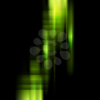 Conceptual dark green stripes abstract background. Vector design