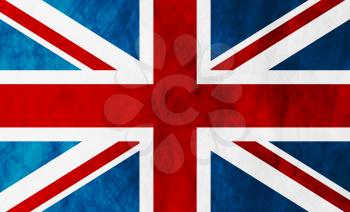 United Kingdom of Great Britain grunge flag. Vector background