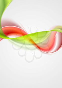 Abstract colorful waves elegant background. Vector art design