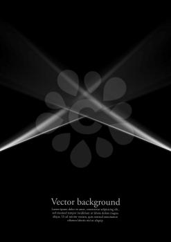 Dark abstract concept background. Vector design