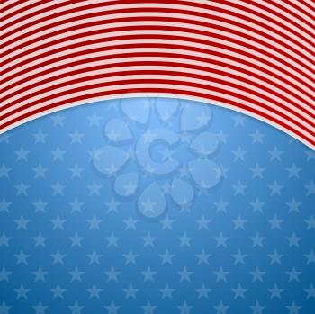 Memorial Day abstract USA flag colors background. Vector illustration