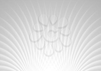 Abstract light grey swirl background. Vector curve beams graphic brochure design