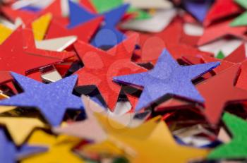 Royalty Free Photo of Colourful Stars