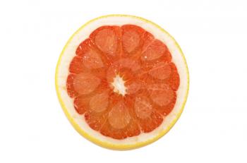 Royalty Free Photo of a Slice of Grapefruit