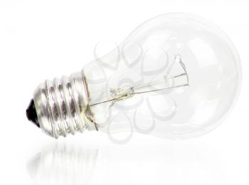 Light bulb isolated on white