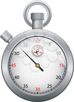 Royalty Free Clipart Image of a Stopwatch