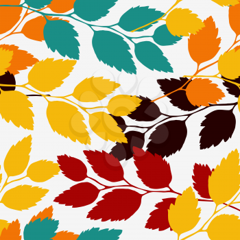 leaves, seamless pattern