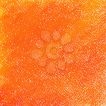 Orange pastel crayon vector background