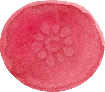 Watercolor marsala color circle