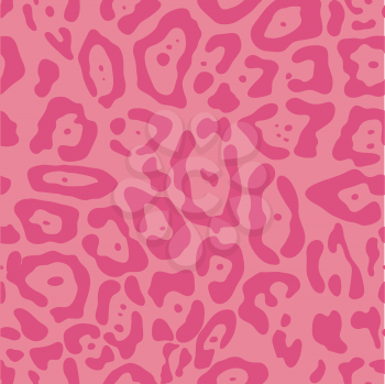 Cat seamless pattern. Vector illustration. Animal skin.