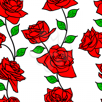 Royalty Free Clipart Image of a Floral Background