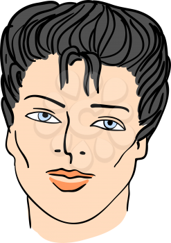 Royalty Free Clipart Image of a Man