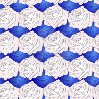 Royalty Free Clipart Image of a Floral Background