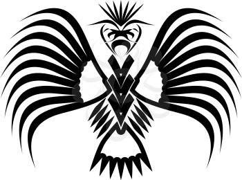Royalty Free Clipart Image of an Eagle Symbol