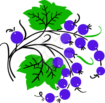 Royalty Free Clipart Image of Berries