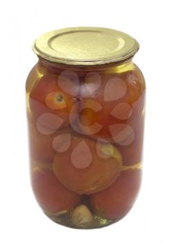 tomatoes vegetables canned in glass jars