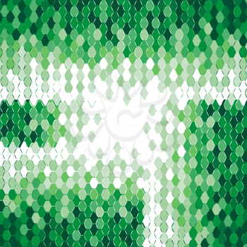 Abstract beautiful geometric a green texture background.