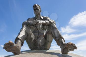 Monument on Mount Picket - sculpture Vasily Shukshin.