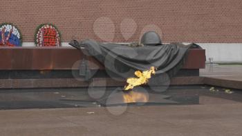 Eternal Flame, Tomb Of The Unknown Soldier in Moscow on in Kremlin, Russia.
