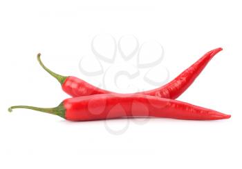 Chili pepper isolated on white background