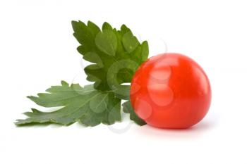 Cherry tomato isolated on white background