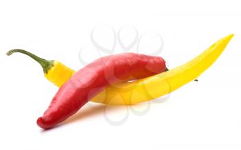 Chili pepper isolated on white background