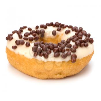 Delicious doughnut isolated on white background