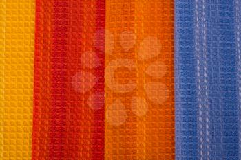 Colourful honeycomb textile background