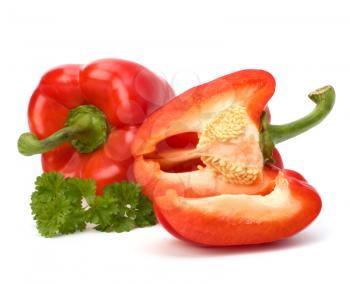 red pepper isolated on white background