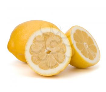 Lemon fruit isolated on white background