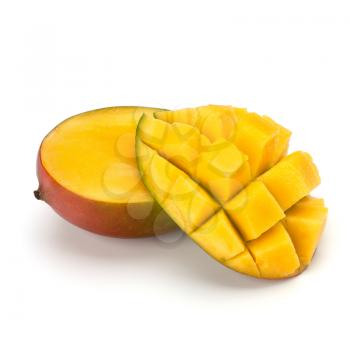 Mango fruit isolated on white background