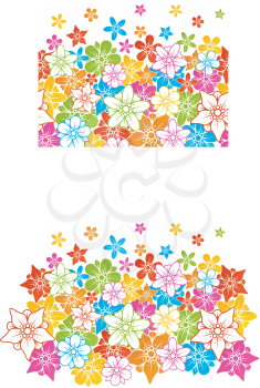 Royalty Free Clipart Image of Flowers