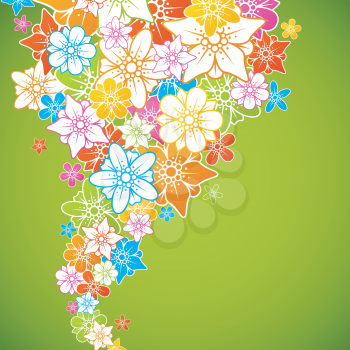 Royalty Free Clipart Image of Flowers