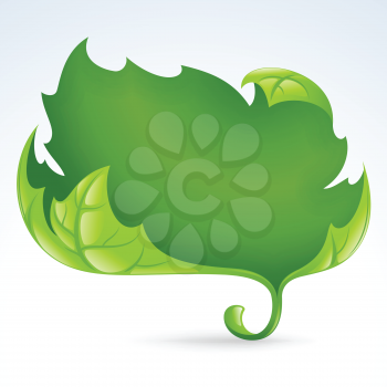 Royalty Free Clipart Image of a Leaf