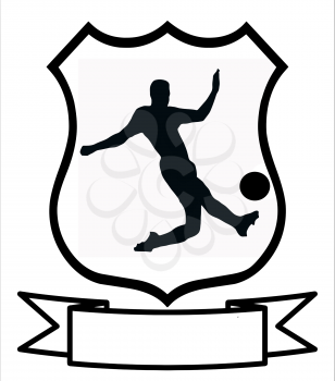 Soccer Sport Emblem Badge Shield Logo Insignia Coat of Arms