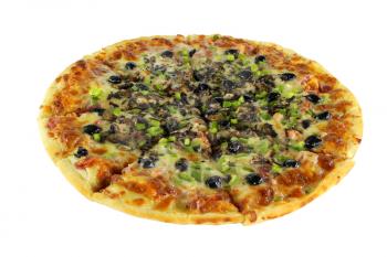 Picture of Complete Isolated Quattro Stragioni Pizza