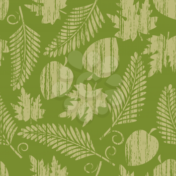 Royalty Free Clipart Image of a Leafy Background