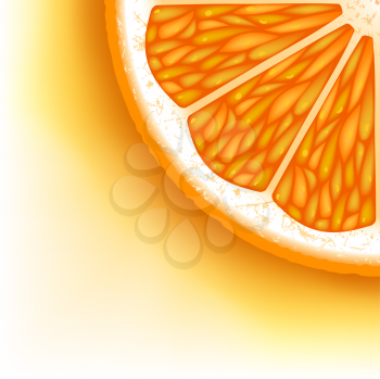 Royalty Free Clipart Image of an Orange Background