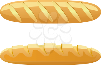 bread vector illustration isolated on white background