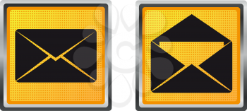 Royalty Free Clipart Image of Mail Icons