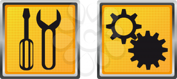 Royalty Free Clipart Image of Repair Icons